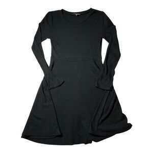 Lulu's Classic Black Long Sleeve Dress